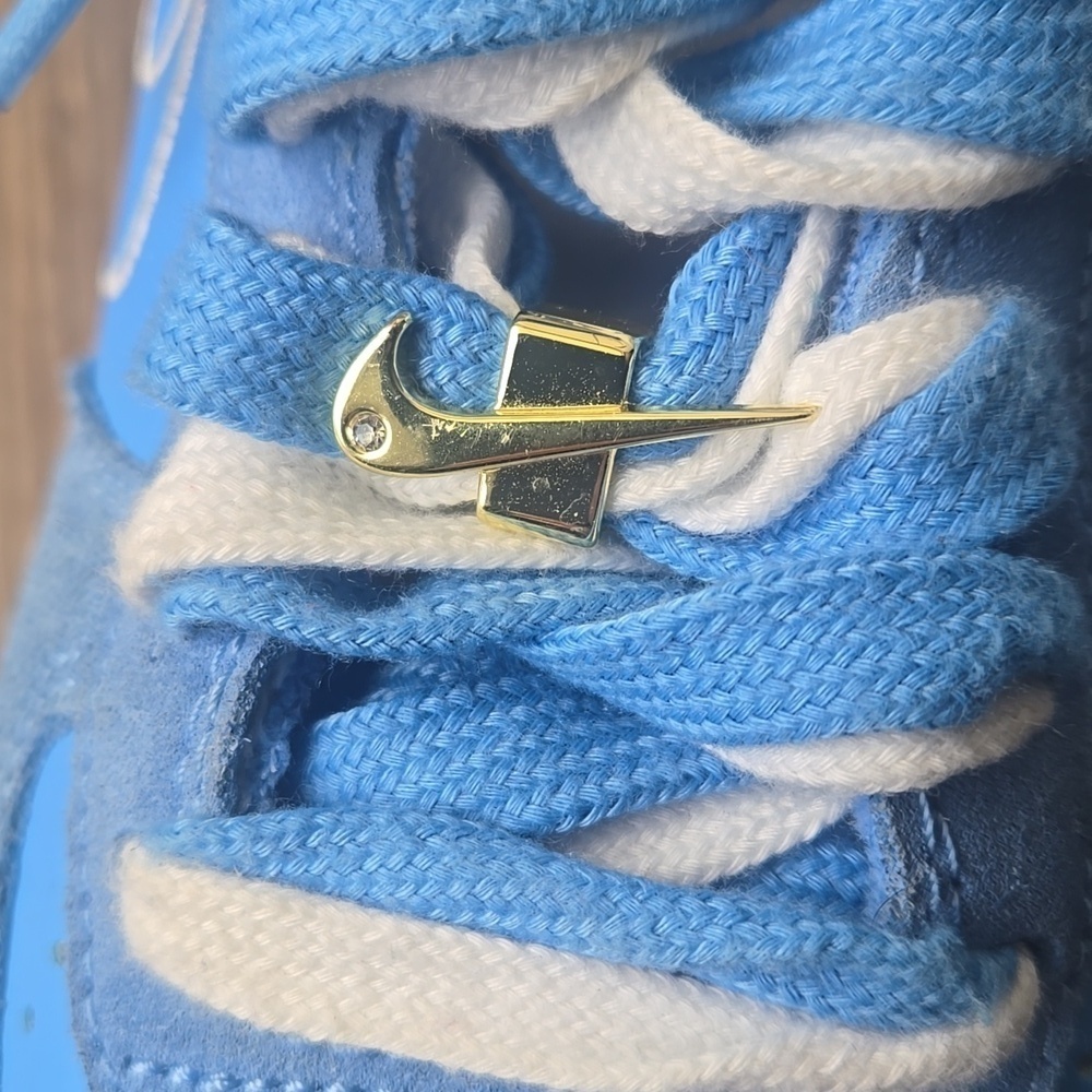 Nike Air Force 1 ‘07 LV8 University Blue Youth Size 6.5 Y - Picture 5 of 11